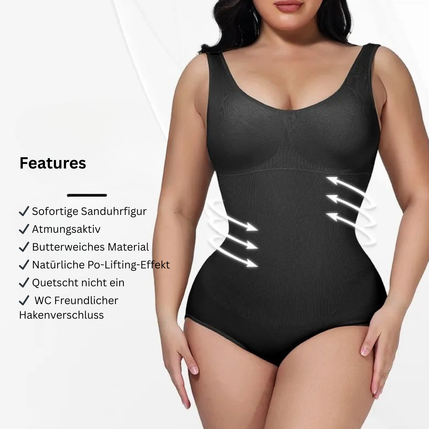 Breit-Träger Bodysuit