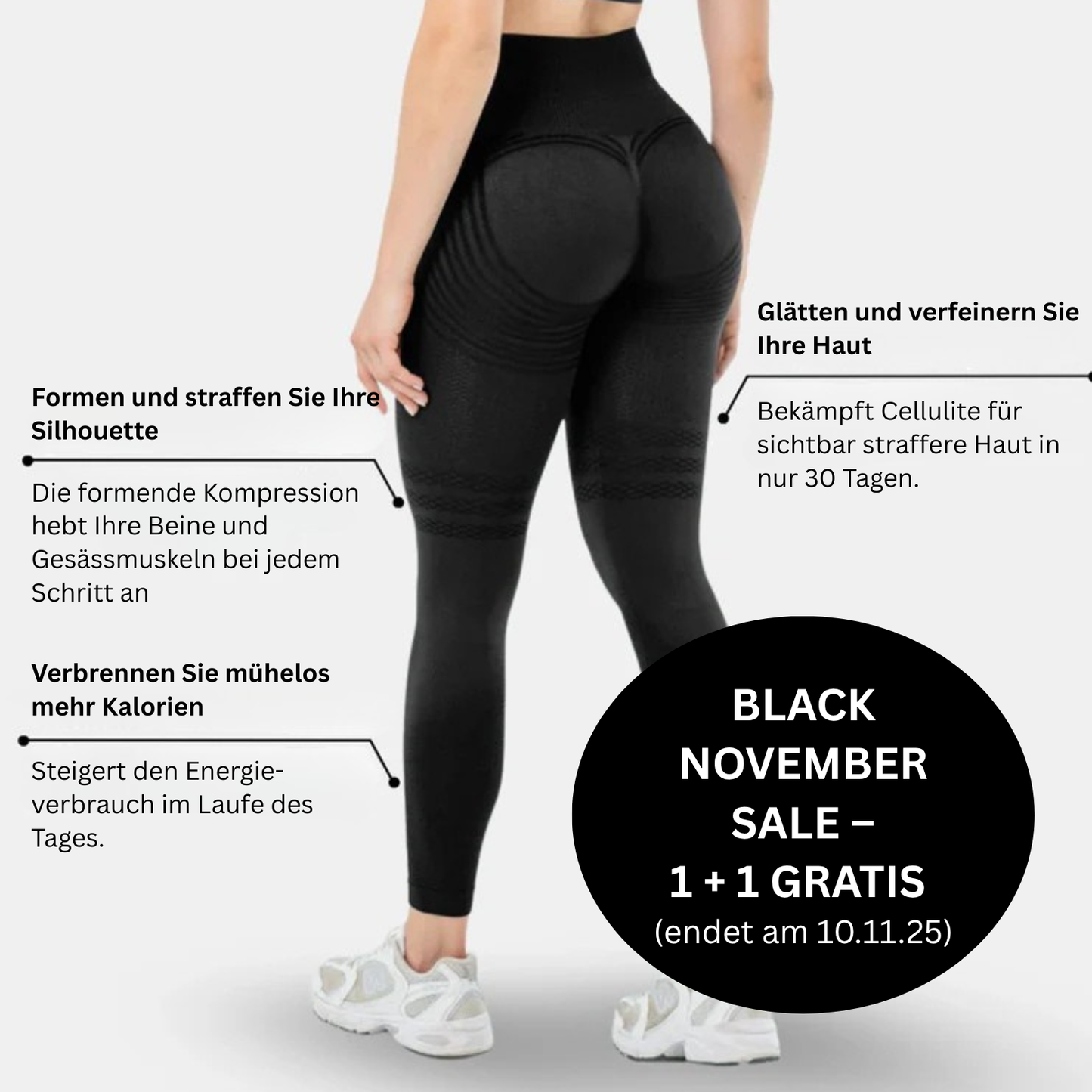 Anti Cellulite Leggings - 3D Kompression | BLACK NOVEMBER SALE