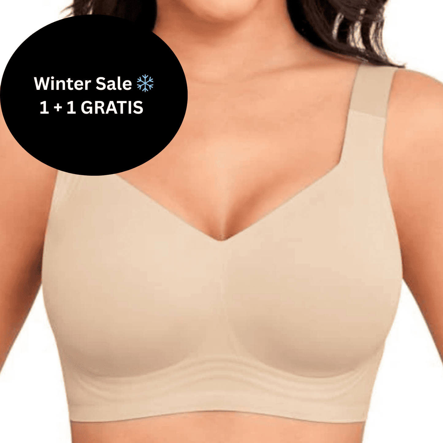 Drahtloser Jelly-BH mit vollständiger Abdeckung