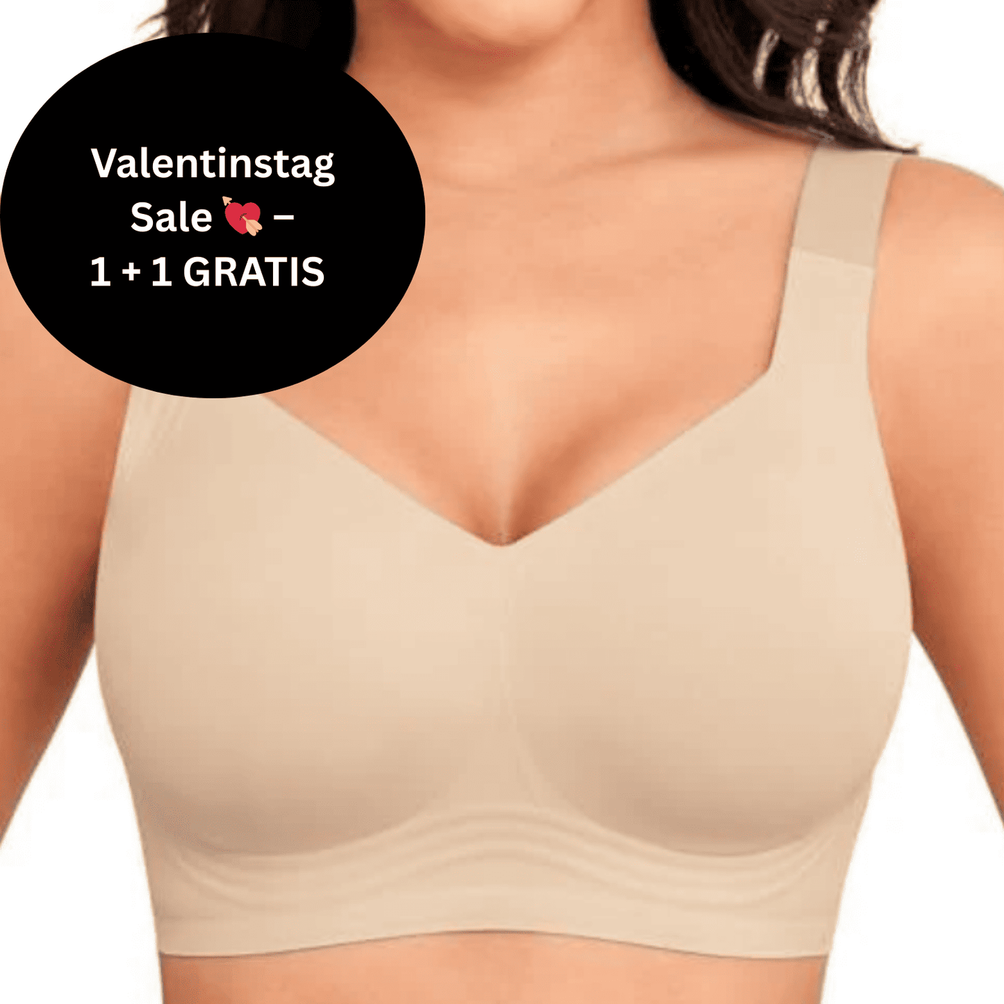 Drahtloser Jelly-BH mit vollständiger Abdeckung